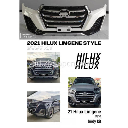 Bodykit gaya limgene berkualitas baik untuk 2021 hilux